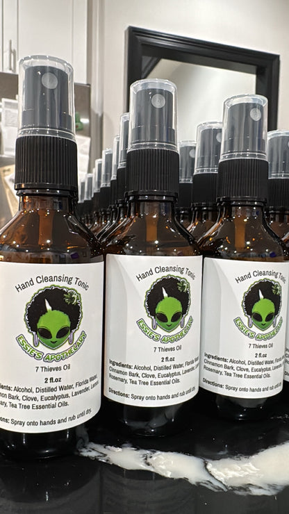 7 Thieves Hand Cleansing Tonic bottles